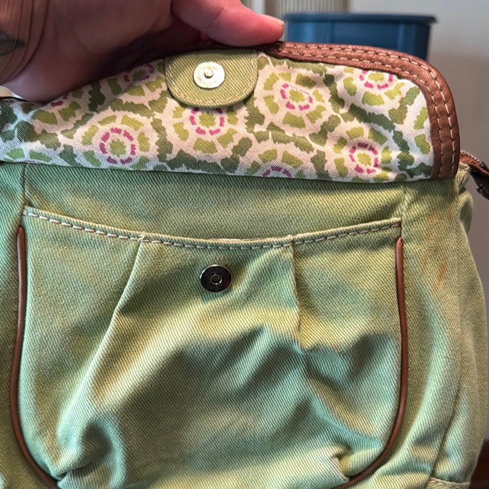 Fossil Green and Brown Women's Bag - Picture 7 of 14